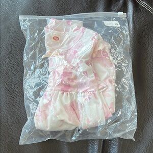 Pink Floral Baby Girl Onesie